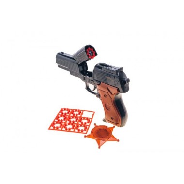 Игрушечный пистолет "Shahab"  124 с пистонами и звездой шерифа