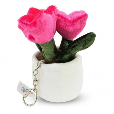 Мягкая игрушка-брелок Цветочки Plush and Co PLC25056, 10 см Мягкая игрушка-брелок Цветочки Plush and Co PLC25056, 10 см