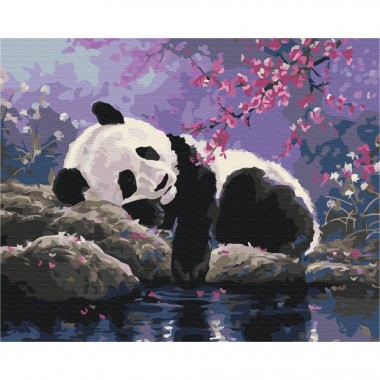 Картина по номерам Сладкий сон панды Brushme BS25108 40х50 см