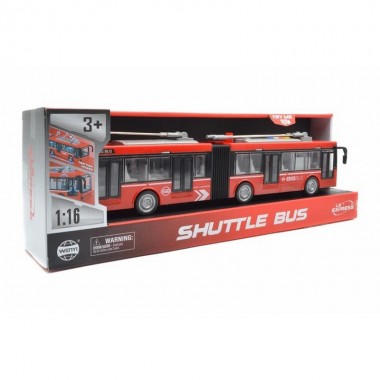 Детский инерционный троллейбус WY915A, масштаб 1:16