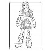 Как приручить дракона 3. Цветные приключения с наклейками "Школьное расписание" укр. 1271003