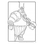 Как приручить дракона 3. Цветные приключения с наклейками "Школьное расписание" укр. 1271003