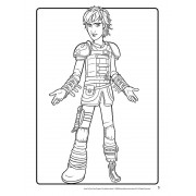 Как приручить дракона 3. Цветные приключения с наклейками "Школьное расписание" укр. 1271003