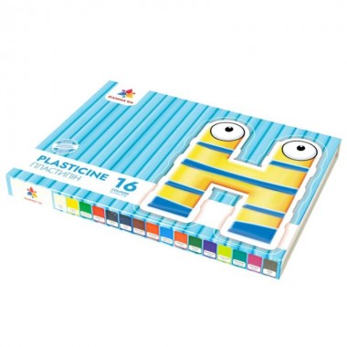 Детский набор пластилина 200317, 16 цветов Детский набор пластилина 200317, 16 цветов
