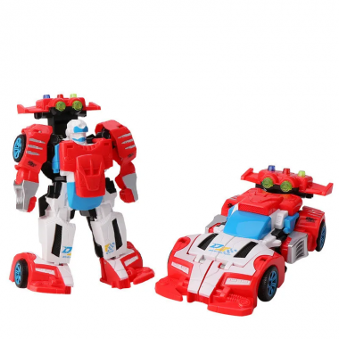 Детский трансформер D622-H05 робот+машинка (Красно-Белый)