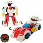 Детский трансформер D622-H05 робот+машинка (Бело-Красный)