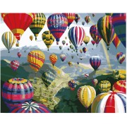 Картина по номерам Brushme Разноцветные шары GX6524