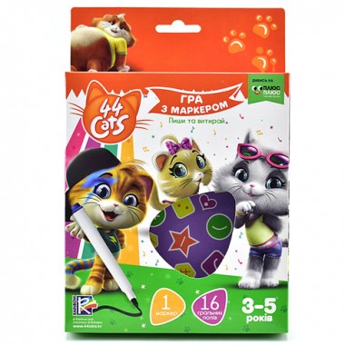 Игра с маркером Vladi Toys 44 Cats (укр) 3-5 лет VT5010-15