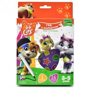 Игра Vladi Toys с маркером 44 Cats (укр) 3-5 лет VT5010-15