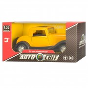 Дитяча металева машинка Ford АвтоСвіт AS-2033 масштаб 1:36 Жовтий