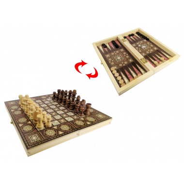 Настільна гра Шахи 1680 з шашками і нардами