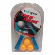 Набір для настільного тенісу Extreme Motion TT2432, 2 ракетки, 3 м'ячики