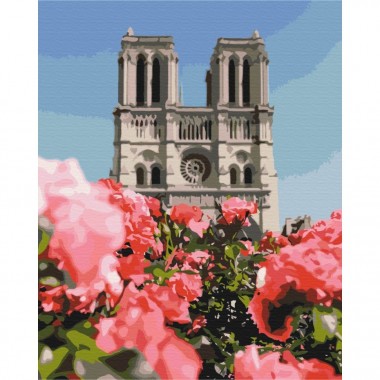 Картина по номерам Собор Парижской Богоматери Brushme BS52328 40х50 см