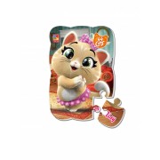 Пазлы магнитные Vladi Toys А5 44 Cats Пилу в городе VT3205-87 (укр)