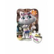 Пазлы магнитные Vladi Toys А5 44 Cats Миледи в городе VT3205-85 (укр)