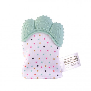 Дитячий прорізувач-рукавичка 4090_бірюзовий Дитячий прорізувач-рукавичка 4090_бірюзовий