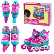 Детские ролики RL2111 (RL7T)  Barbie, размер S (31-34)