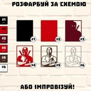 Деревянная картина-раскраска