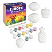Набор для творчества Гипсовые раскраски: раскрась фрукты 30989
