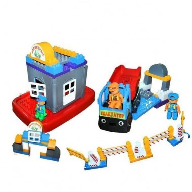 Конструктор Doloni Toys Автосервис 86 детал. 013888/01