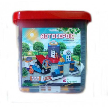 Конструктор Doloni Toys Автосервис 86 детал. 013888/01