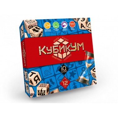 Развлекательная игра Danko Toys КубикУм рус. G-KU-01