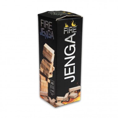 Настольная игра Fire Jenga 30848 на русском языке 48 брусков