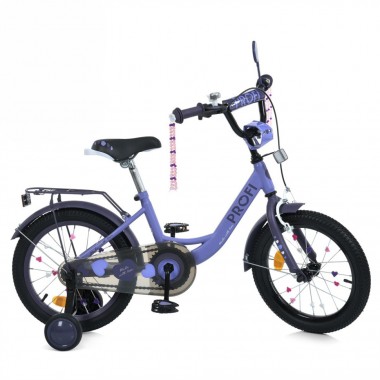 Велосипед детский MB 14043-1 колеса 14 дюймов, фиолетовый