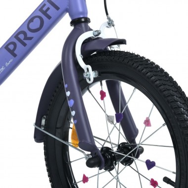 Велосипед детский MB 14043-1 колеса 14 дюймов, фиолетовый