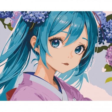 Картина по номерам Hatsune Miku 16093-AC 40х50 см