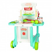 Докторский столик передвижной с инструментами 008-929