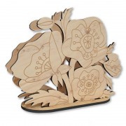 Деревянная салфетница для декорирования 