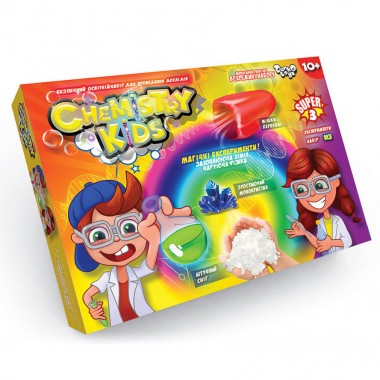 Безопасный образовательный набор для проведения опытов Danko Toys Chemistry kids 7982DT