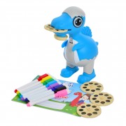 Проектор для малювання JJ892(Blue) слайди 4шт, фломастери