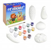 Набор для творчества Гипсовые раскраски: раскрась овощи 31000