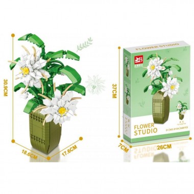 Детский конструктор Цветы Epiphyllum Flower Studio 9104A 571 деталь