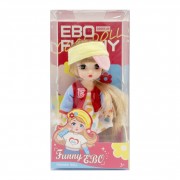 Кукла шарнирная для девочек Funny EBO DH2368B(Yellow) 15 см