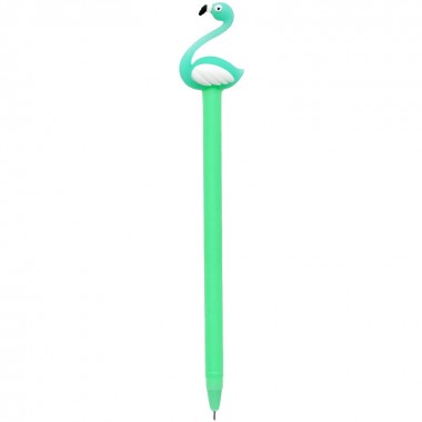 Ручка гелевая 6023  Фламинго  1 шт.  (Зеленый)