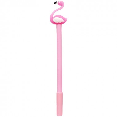 Ручка гелевая 6023  Фламинго  1 шт.  (Розовый)