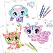 Набір для творчості Скетчбук: Зіркові друзі Nebulous Stars 11141 з олівцями