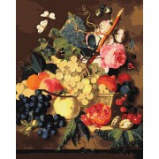Картина по номерам Корзина с фруктами ©Jan van Huysum Идейка KHO5663 40х50 см