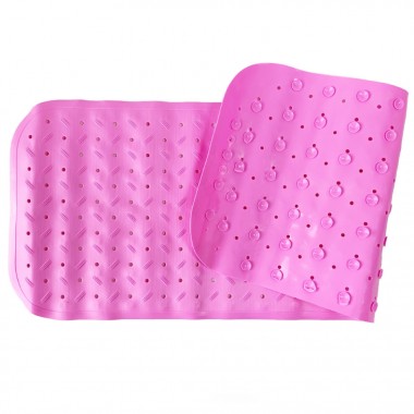 Килимок у ванну на присосках MGZ-0901(Pink) 35х95 см