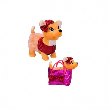 Интерактивная игрушка "Собачка" BL-223 30 см  (Розовый)