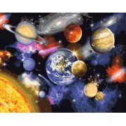 Картина по номерам Brushme Парад планет GX22268