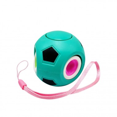 Детская игрушка-антистресс Футбольный мяч BK168-27(Turquoise) с петелькой