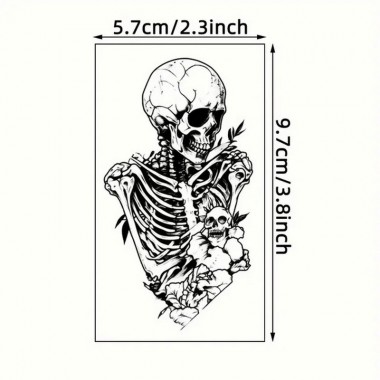 Набор детских временных тату "Черные мини №5" black-tattoo-mini-set-5-T