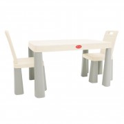 Детский пластиковый стол и 2 стула 04680/11