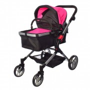 Коляска-трансформер для ляльок 9633 ручка регулюється