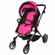 Коляска-трансформер для ляльок 9633 ручка регулюється