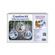 Творческий набор для создания 3-х елочных украшений